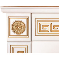 Semineu Art Flame Versailles & Gala Gold (Ivory/Gold) Thumb