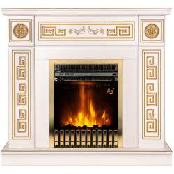 Semineu Art Flame Versailles & Gala Gold (Ivory/Gold)