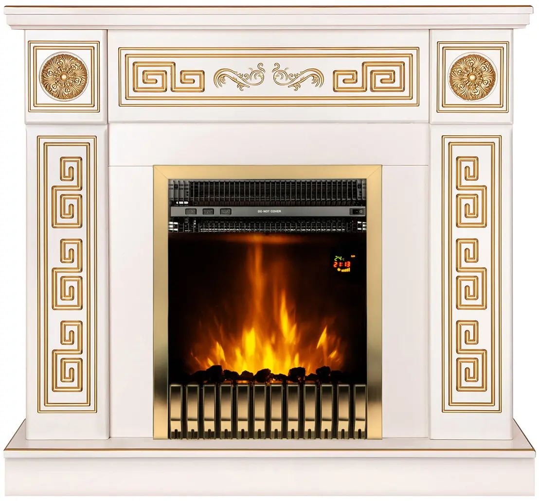 Semineu Art Flame Versailles & Gala Gold (Ivory/Gold)