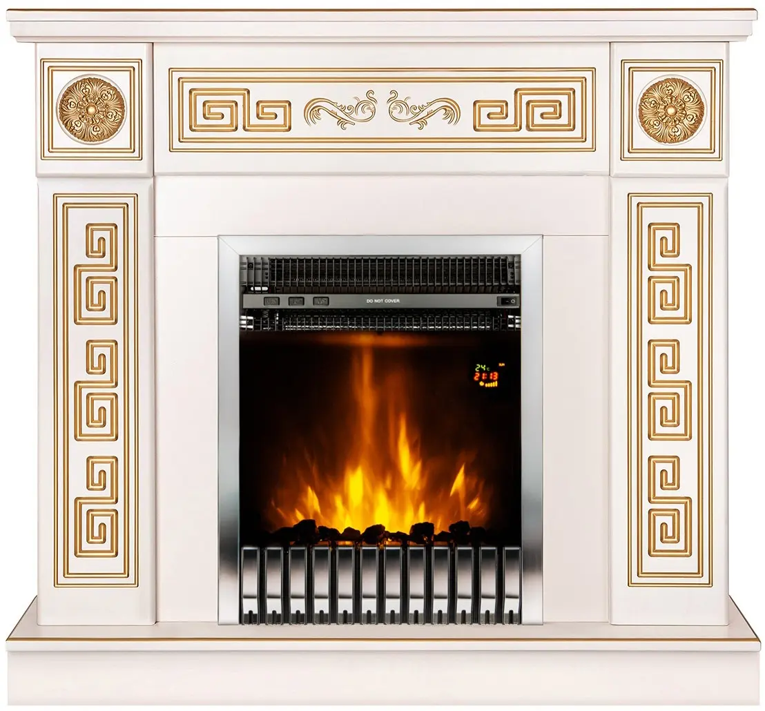 Semineu Art Flame Versailles & Gala Silver (Ivory/Gold)