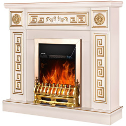 Semineu Art Flame Versailles & Galileo Gold (Ivory/Gold) Thumb