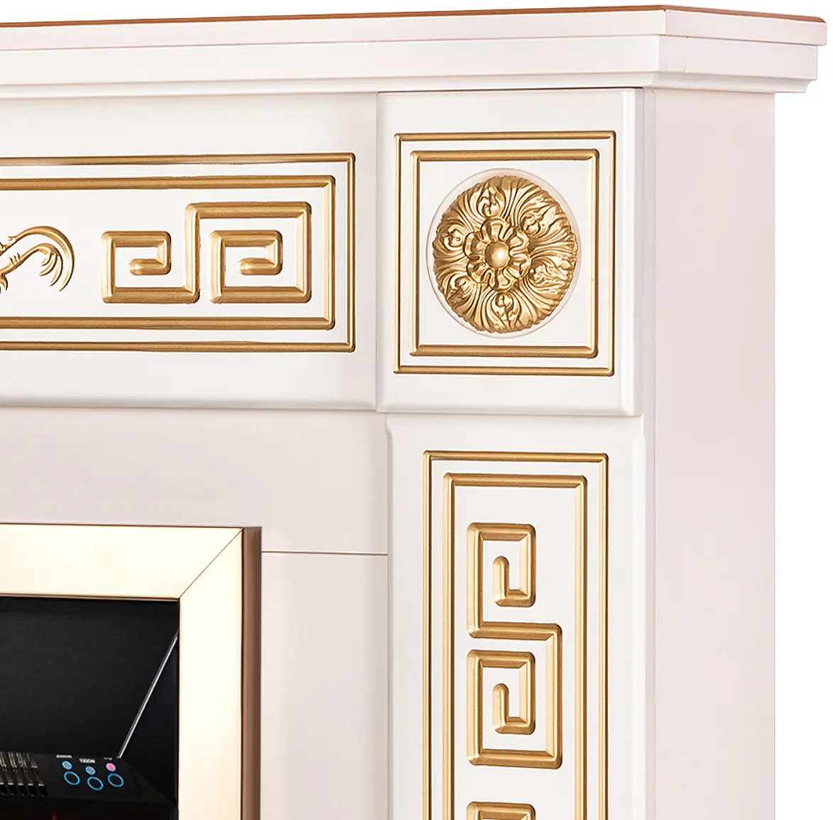 Semineu Art Flame Versailles & Galileo Gold (Ivory/Gold) - 3