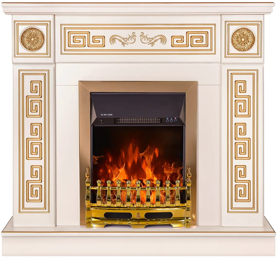 Semineu Art Flame Versailles & Galileo Gold (Ivory/Gold)