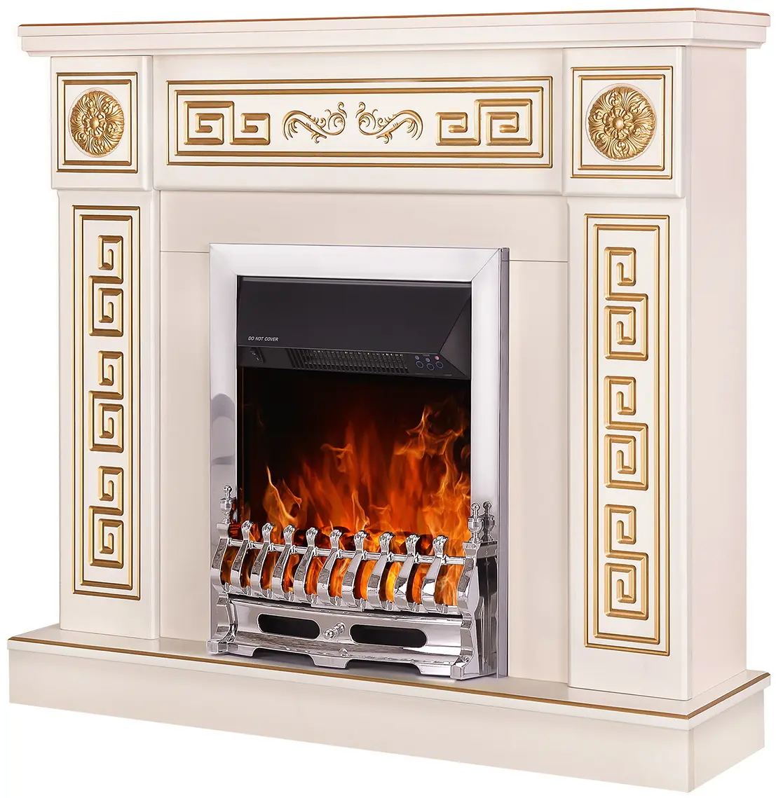 Semineu Art Flame Versailles & Galileo Silver (Ivory/Gold) - 2