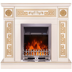 Semineu Art Flame Versailles & Galileo Silver (Ivory/Gold)