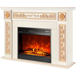 Каминокомплект Art Flame Versailles Gold Maxi & Mirabella (Ivory) Thumb