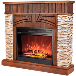 Semineu Art Flame Zeus & Mirabella (Dark Walnut) Thumb