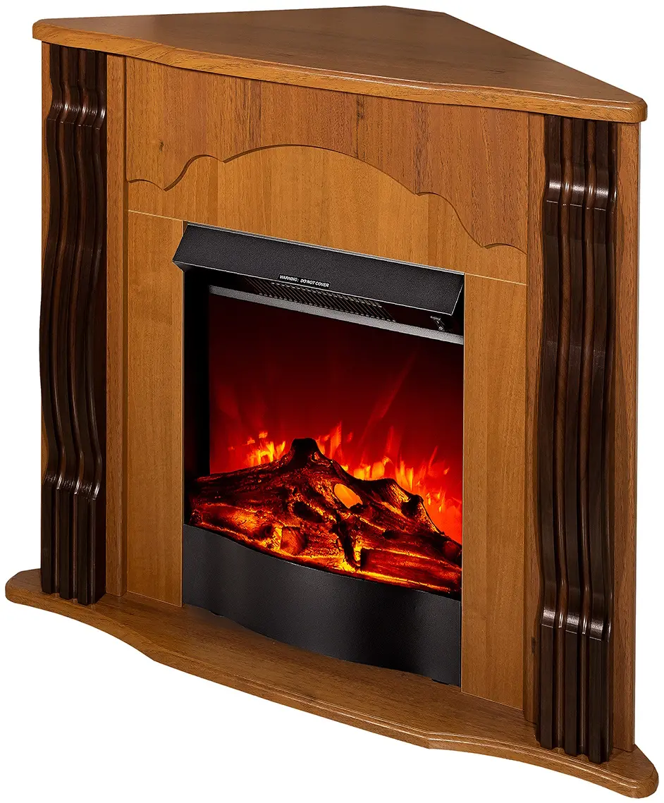 Каминокомплект угловой Art Flame Clasic & Corsica (Nut) - 2