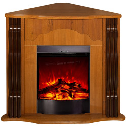 Каминокомплект угловой Art Flame Clasic & Corsica (Nut)