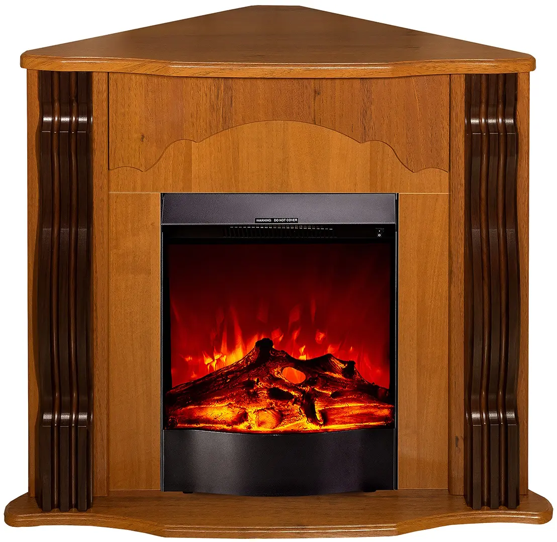 Каминокомплект угловой Art Flame Clasic & Corsica (Nut)