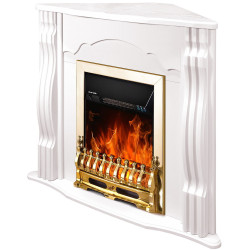 Semineu de colt Art Flame Clasic & Galileo Gold (White) Thumb