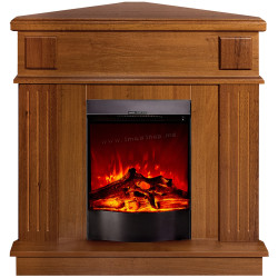 Каминокомплект угловой Art Flame Marina & Corsica (Nut)
