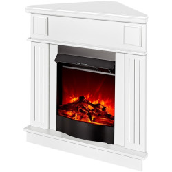 Каминокомплект угловой Art Flame Marina & Corsica (White) Thumb