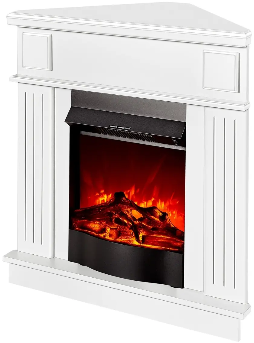 Каминокомплект угловой Art Flame Marina & Corsica (White) - 2