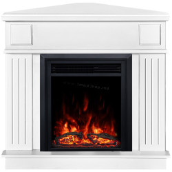 Каминокомплект угловой Art Flame Marina & Cris (White)