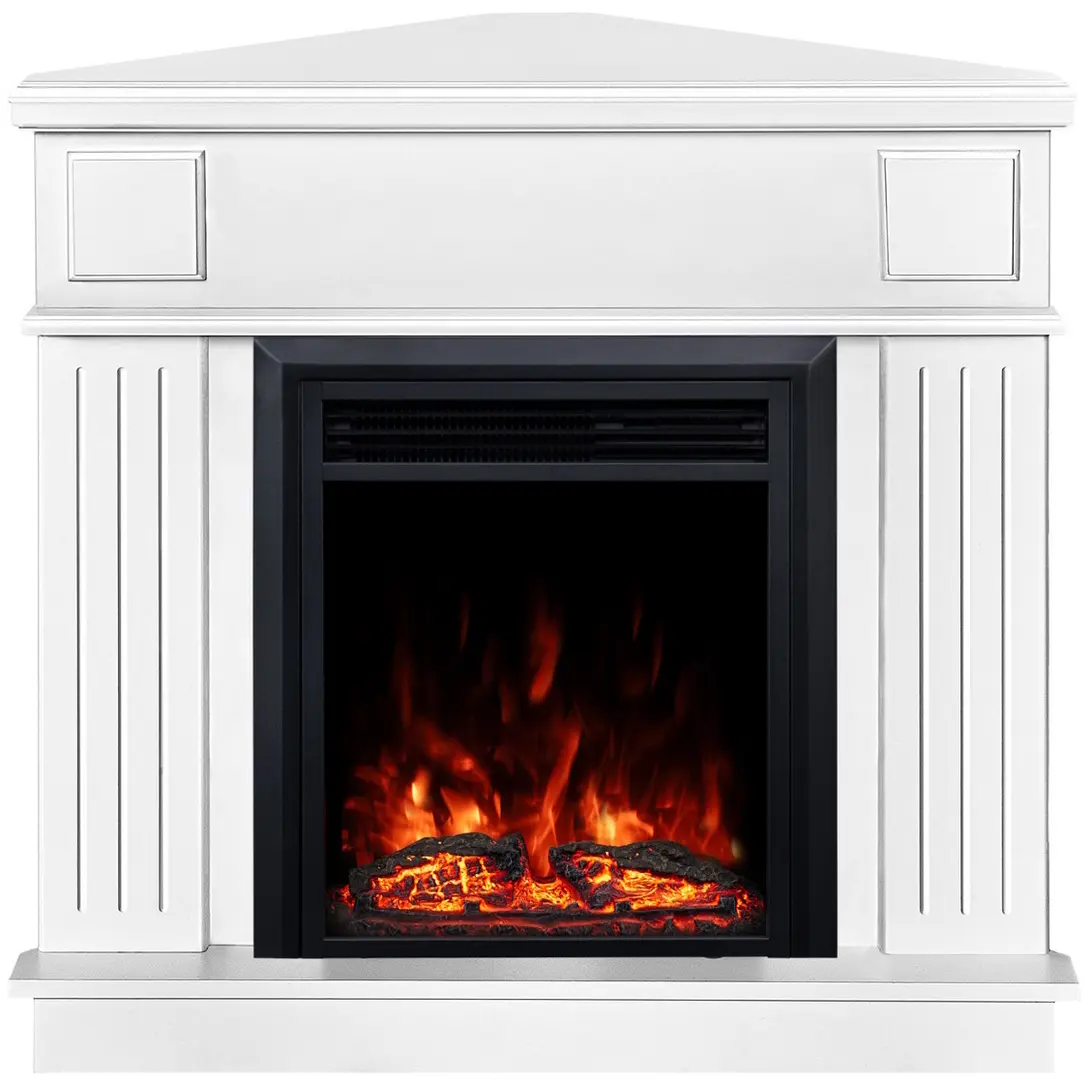 Каминокомплект угловой Art Flame Marina & Cris (White)