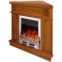 Semineu de colt Art Flame Marina & Galileo Silver (Nut) Thumb