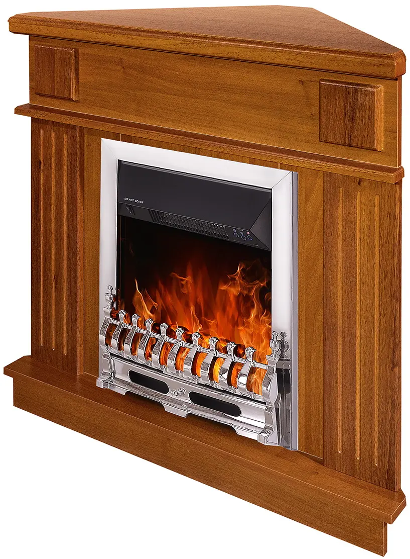 Semineu de colt Art Flame Marina & Galileo Silver (Nut) - 2