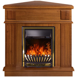 Каминокомплект угловой Art Flame Marina & Meridian (Nut)