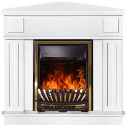 Каминокомплект угловой Art Flame Marina & Meridian (White)