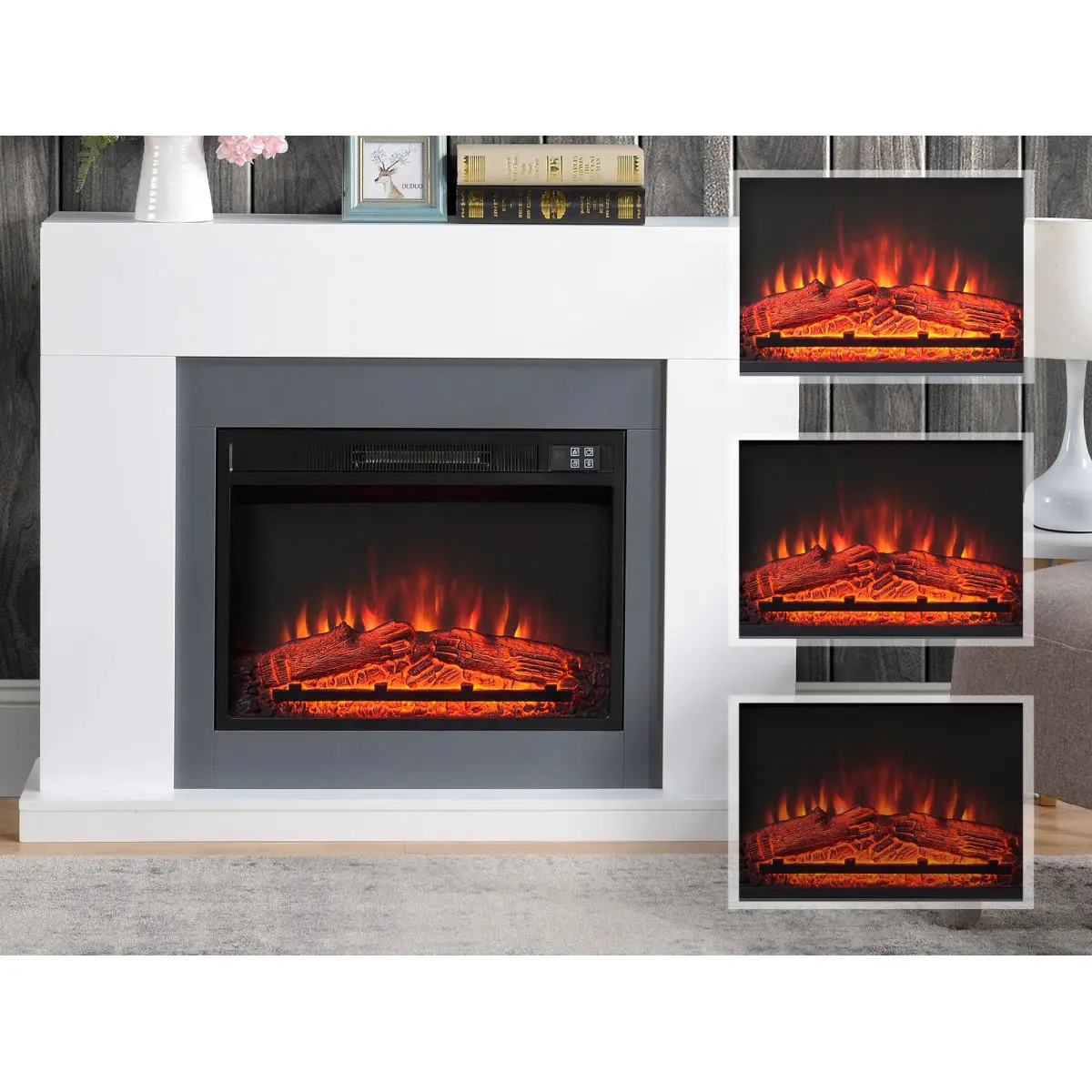Каминокомплект Homcom 820-227V90 (White) - 7