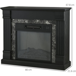 Каминокомплект Homcom 820-384V91BK (Black) Thumb