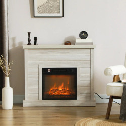 Каминокомплект Homcom 820-411V90ND (Light Grey) Thumb