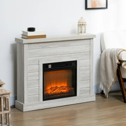 Каминокомплект Homcom 820-411V90ND (Light Grey) Thumb