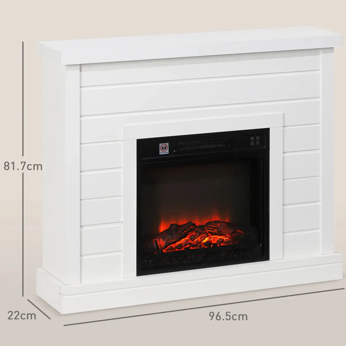 Каминокомплект Homcom 820-411V90WT (White) - 5