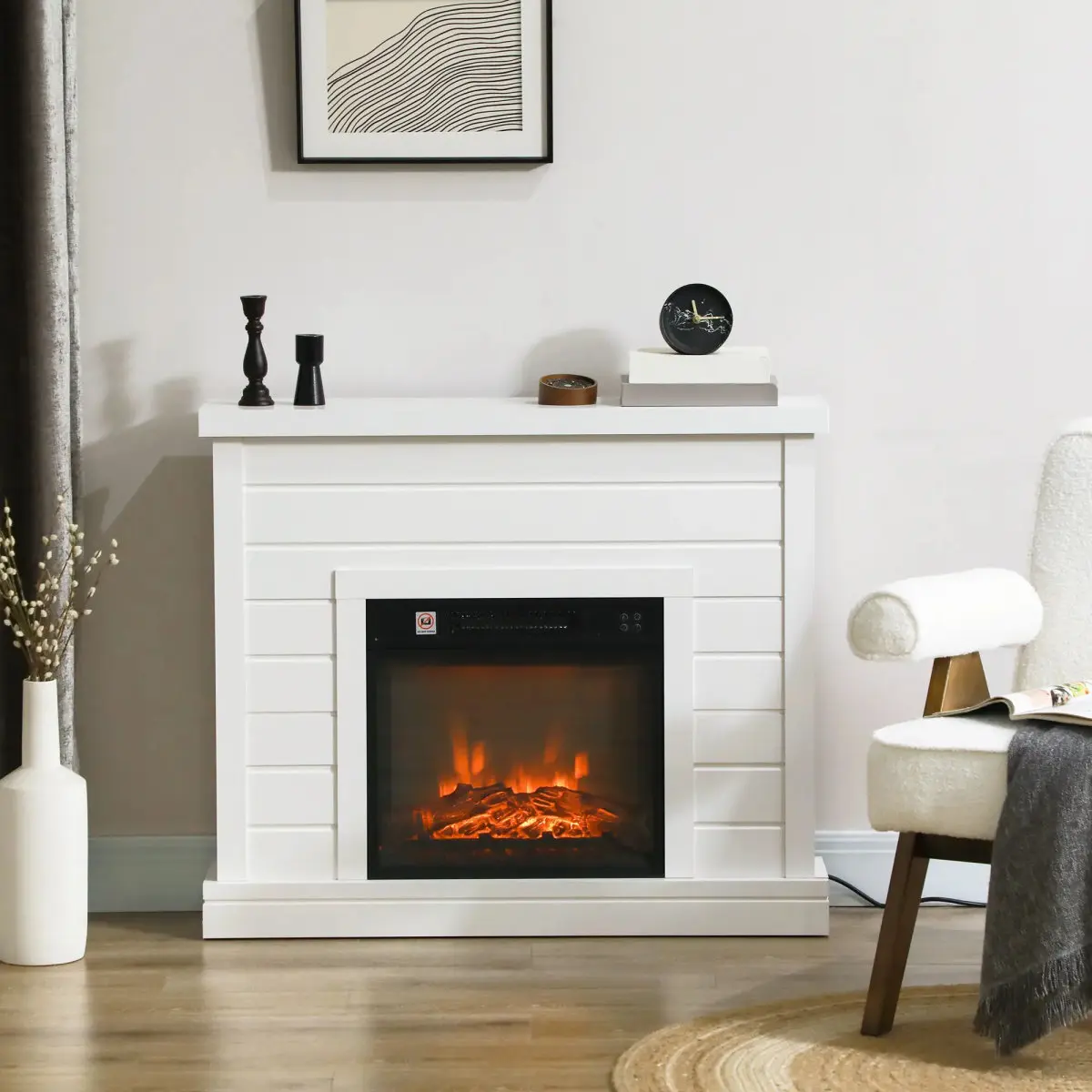 Каминокомплект Homcom 820-411V90WT (White) - 6
