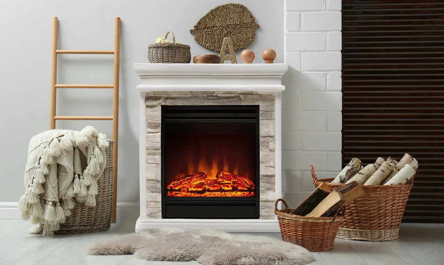 Semineu Klarstein Nevis Peak (White)