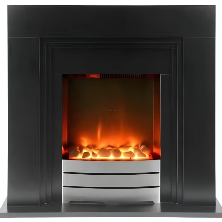 Каминокомплект Nicetop NT-1713FFT (Black)