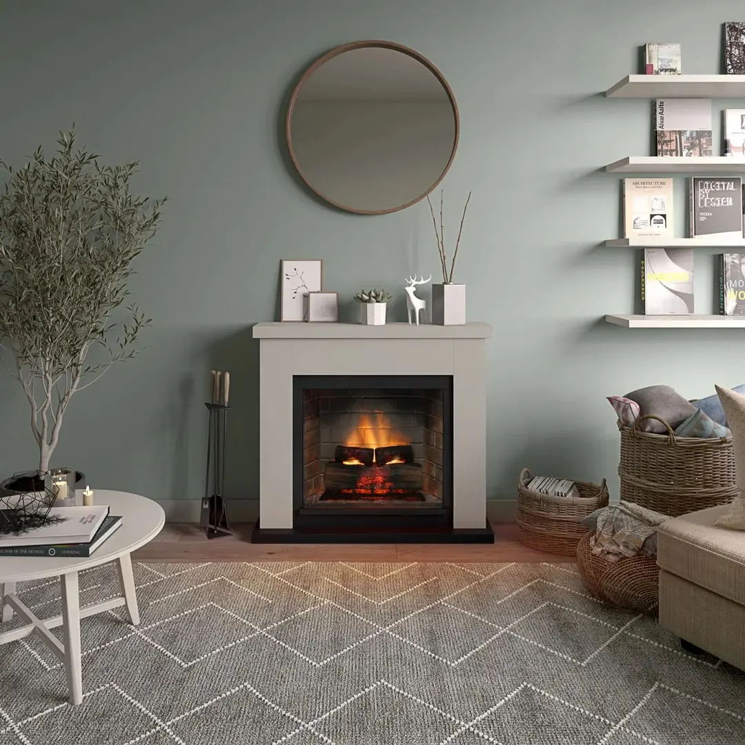 Каминокомплект Tagu Frode PowerFlame 2 (Light Beige) - 3
