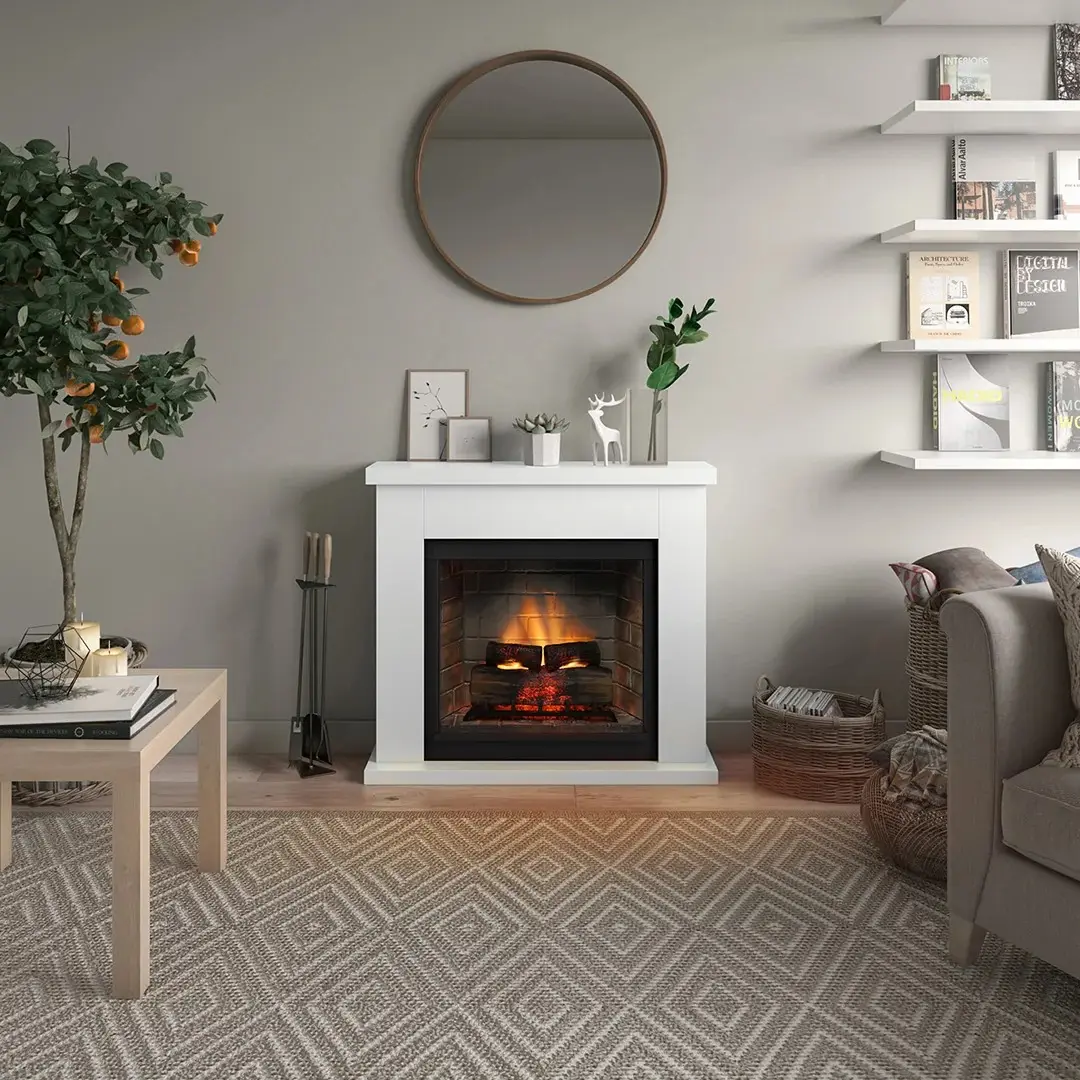 Каминокомплект Tagu Frode PowerFlame 2 (Pure White) - 3