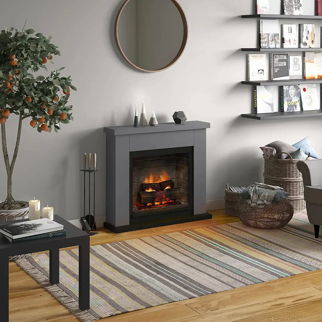 Каминокомплект Tagu Frode PowerFlame 2 (Solid Grey) - 4