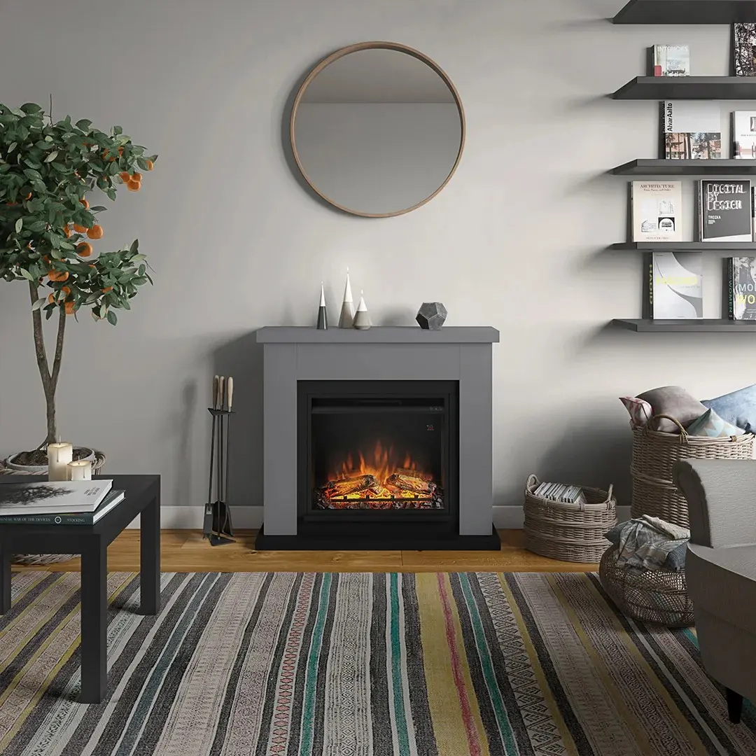 Каминокомплект Tagu Frode PowerFlame (Solid Grey) - 3
