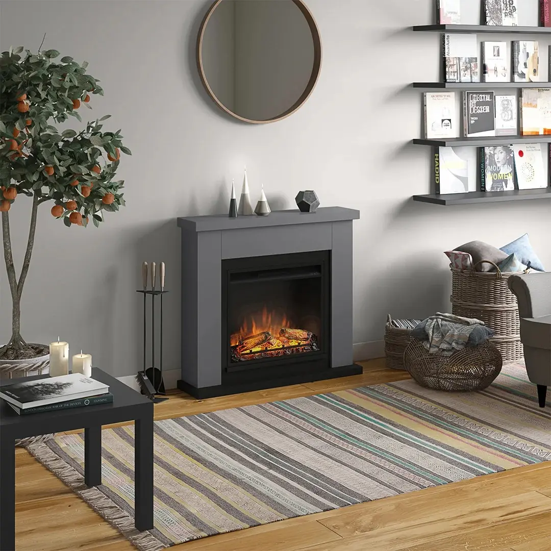Каминокомплект Tagu Frode PowerFlame (Solid Grey) - 4