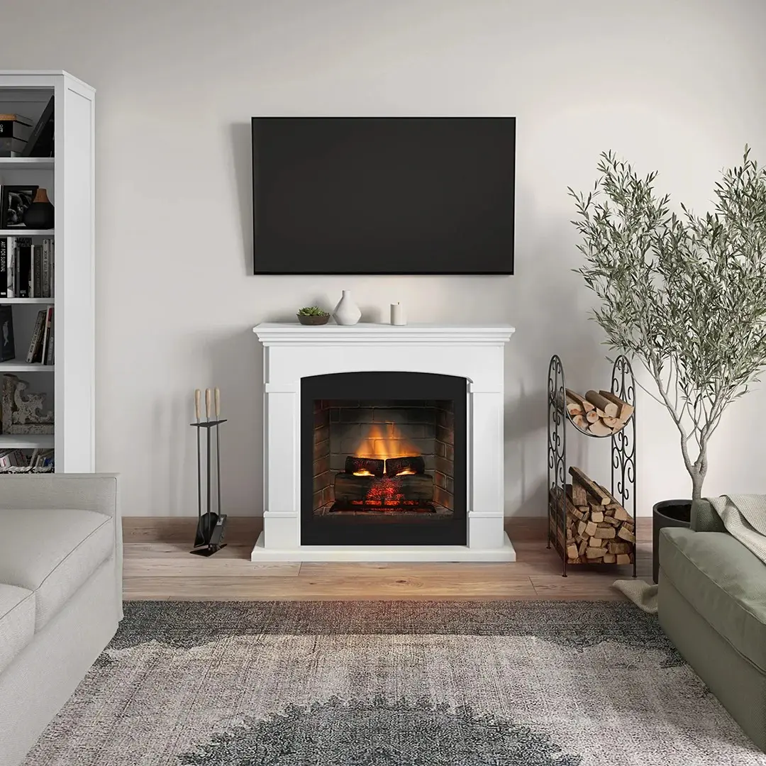 Каминокомплект Tagu Helmi PowerFlame 2 (Pure White) - 3