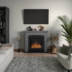 Каминокомплект Tagu Helmi PowerFlame (Solid Grey) Thumb
