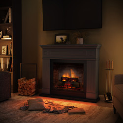Каминокомплект Tagu Larsen PowerFlame 2 (Solid Grey) Thumb