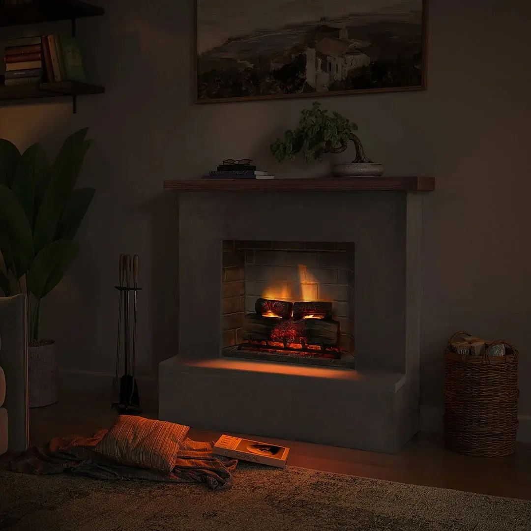 Каминокомплект Tagu Rolf PowerFlame 2 (Concrete Grey) - 5