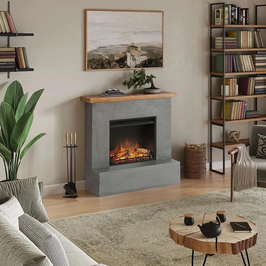 Каминокомплект Tagu Rolf PowerFlame (Concrete Grey) - 4