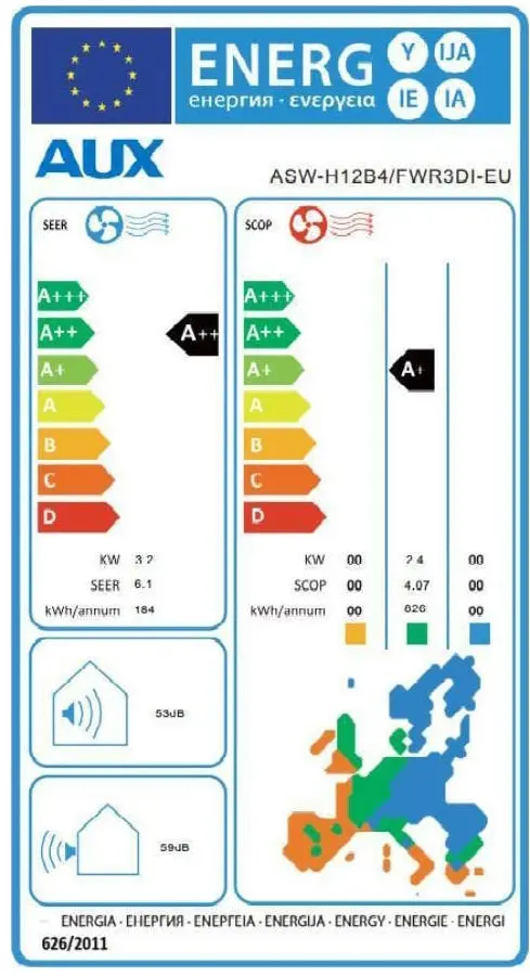 Кондиционер сплит-система Arielli ASW-H09B4/FWR3DI-EU (White)