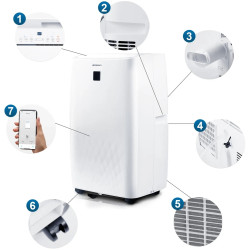 Мобильный кондиционер Berdsen BD-581 (White) Thumb