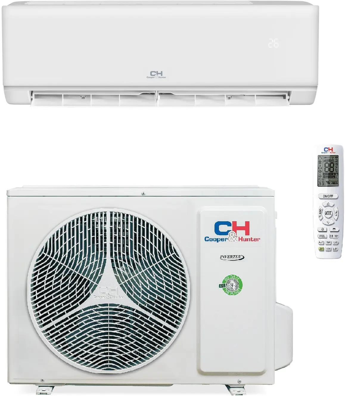 Кондиционер сплит-система Cooper&Hunter Vital Plus CH-S09FTXF6 (White) - 4
