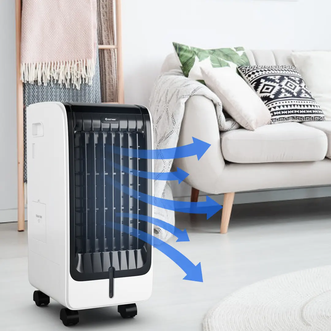 Racitor de aer Costway ES10347DE-BK (White/Black) - 6