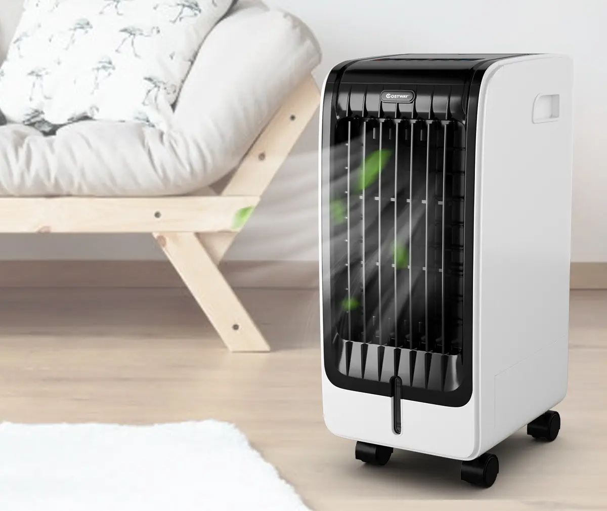 Racitor de aer Costway ES10347DE-BK (White/Black) - 8