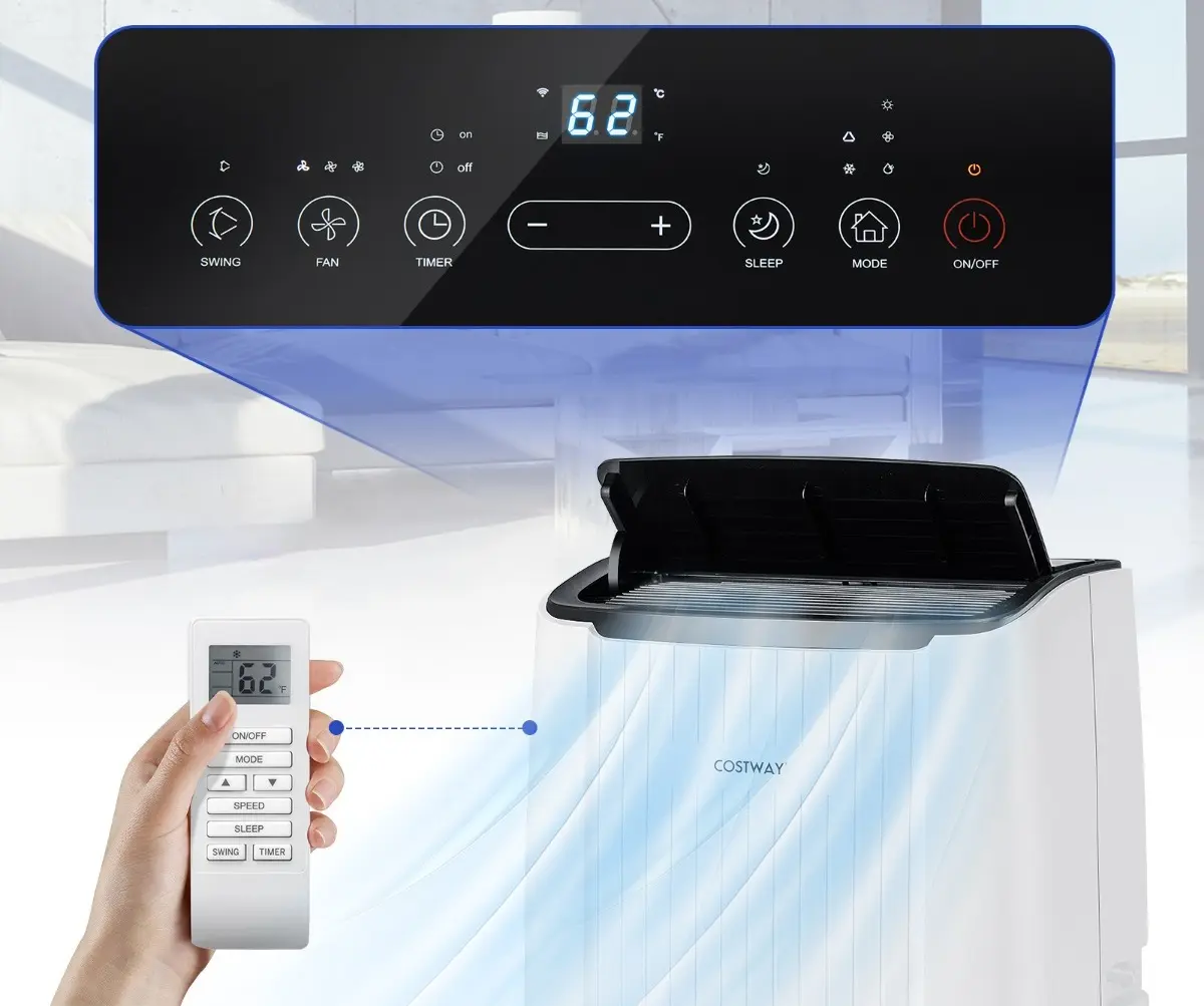 Мобильный кондиционер Costway FP10583DE-WH (White)