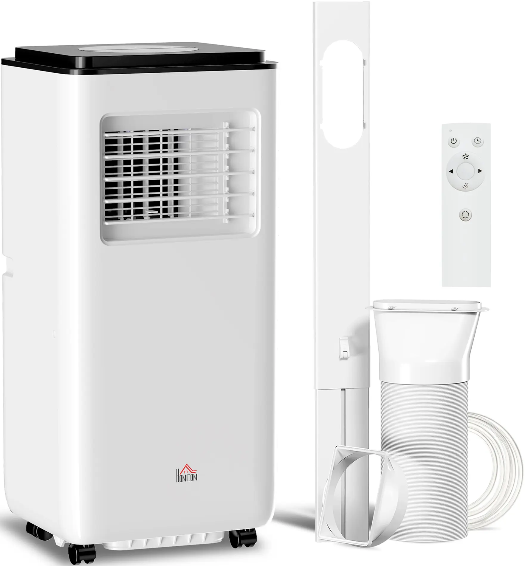 Мобильный кондиционер HomCom 823-058V90WT (White/Black) - 2