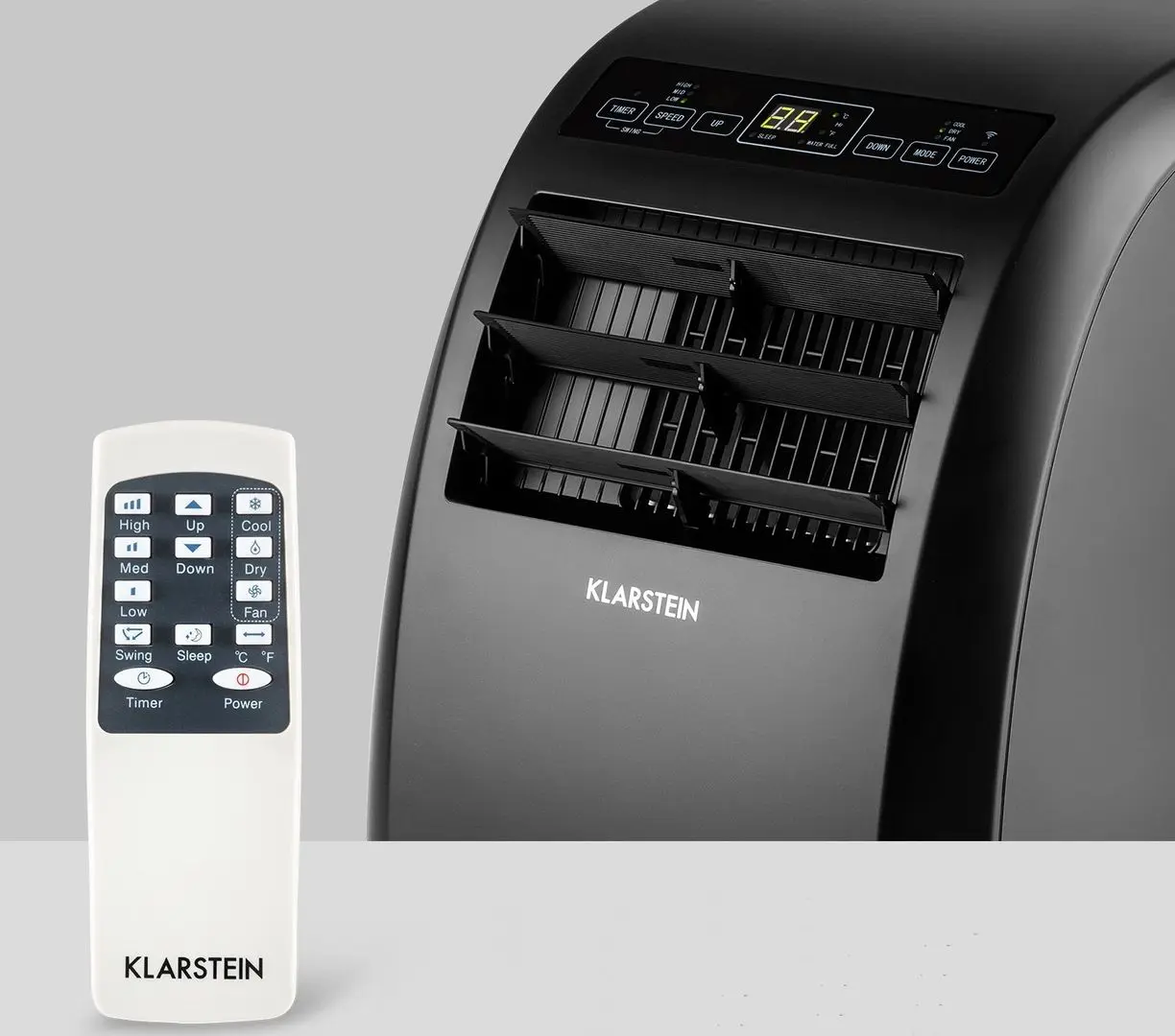 Мобильный кондиционер Klarstein Metrobreeze Rom Smart (Black) - 4